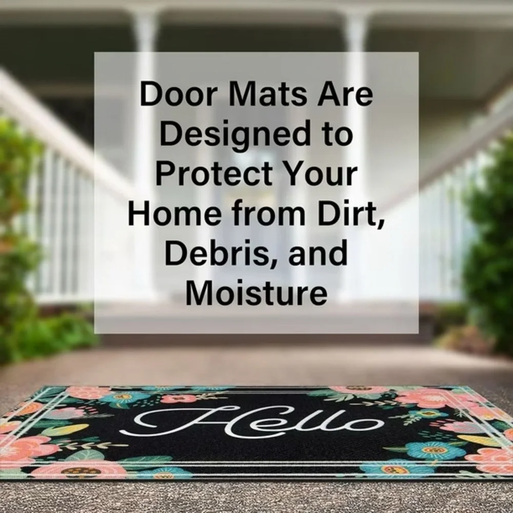 Hello Boho Abstract Indoor/Outdoor Doormat, 2' x 3'